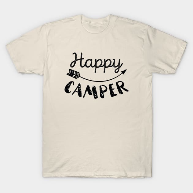 Happy Camper T-Shirt by VectorPlanet